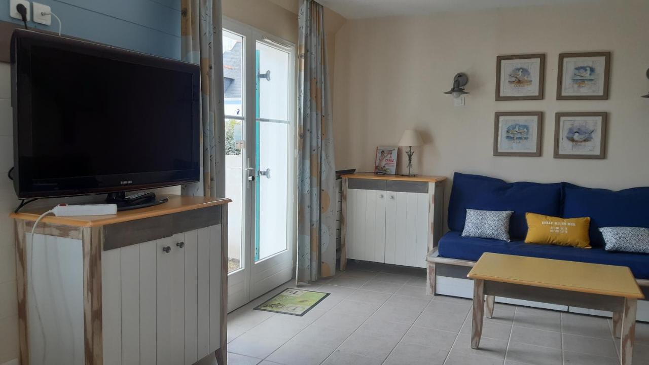 Maison de vacances de 56 m2 dans résidence avec piscine chauffée proche plages Locmaria Exterior foto